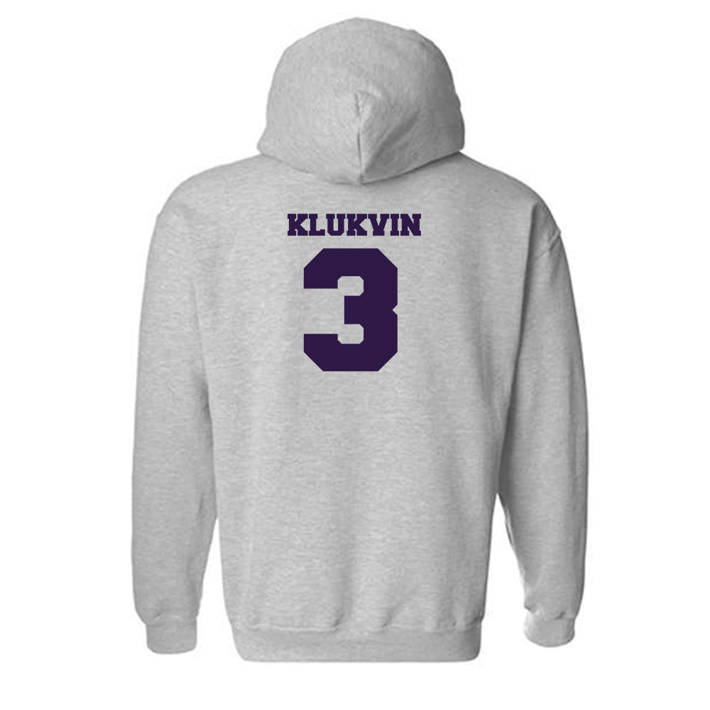 Kansas State - NCAA Women's Volleyball : Alex Klukvin - Sports Shersey Hooded Sweatshirt-1