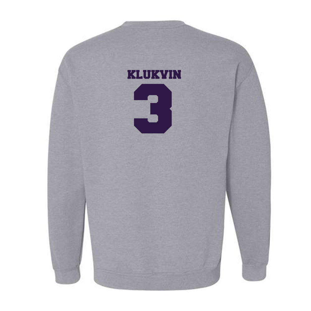 Kansas State - NCAA Women's Volleyball : Alex Klukvin - Sports Shersey Crewneck Sweatshirt-1
