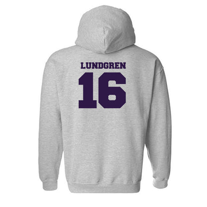 Kansas State - NCAA Women's Volleyball : Cadence Lundgren - Sports Shersey Hooded Sweatshirt-1