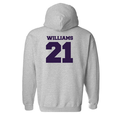 Kansas State - NCAA Women's Volleyball : Jordyn Williams - Sports Shersey Hooded Sweatshirt-1