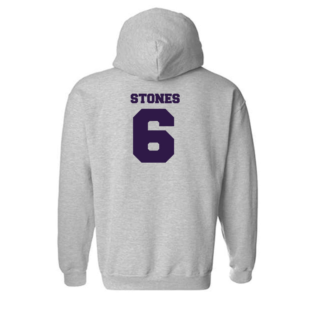 Kansas State - NCAA Women's Volleyball : Avery Stones - Sports Shersey Hooded Sweatshirt-1