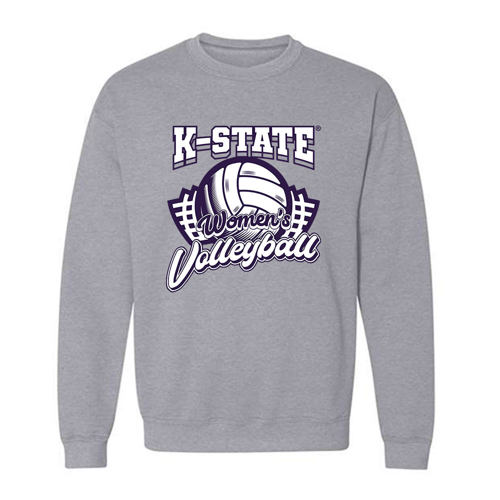 Kansas State - NCAA Women's Volleyball : Lauren Latham - Sports Shersey Crewneck Sweatshirt-0