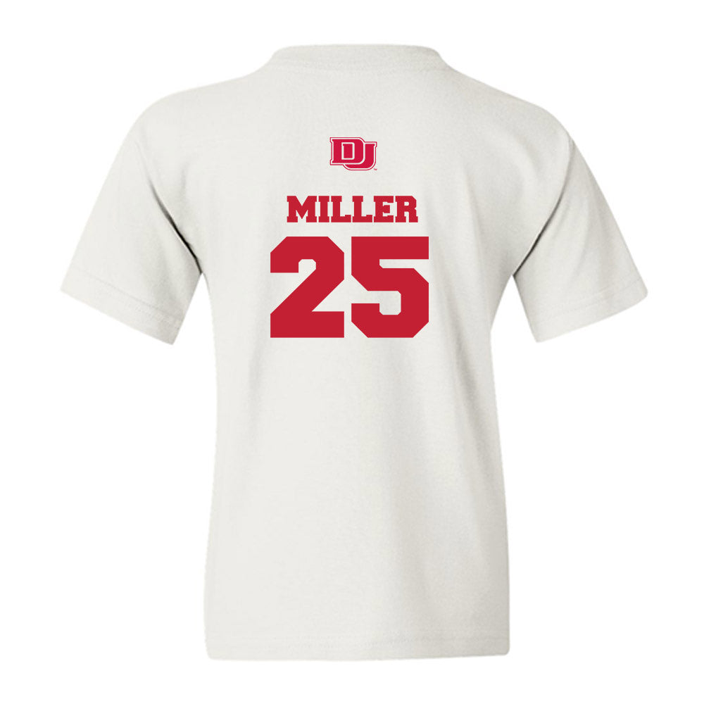 DU - NCAA Women's Soccer : Audrey Miller - Sports Shersey Youth T-Shirt-1