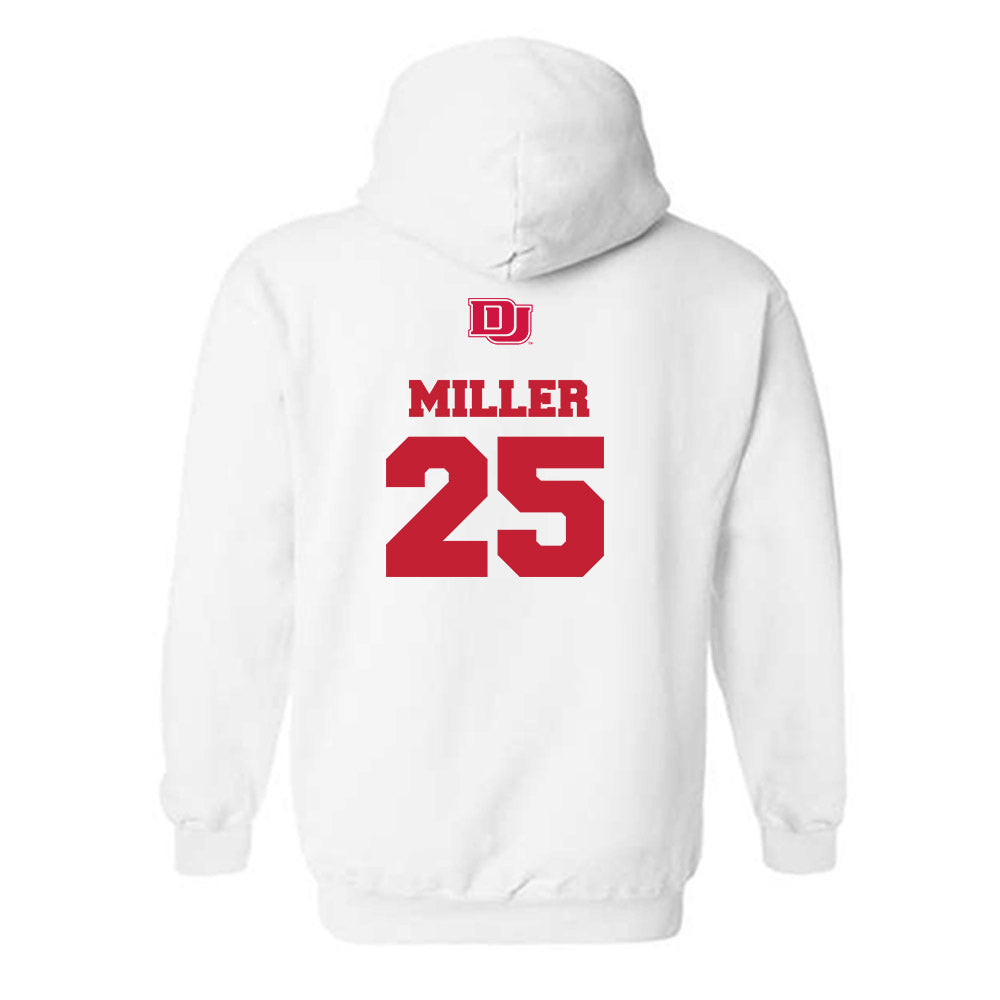DU - NCAA Women's Soccer : Audrey Miller - Sports Shersey Hooded Sweatshirt-1