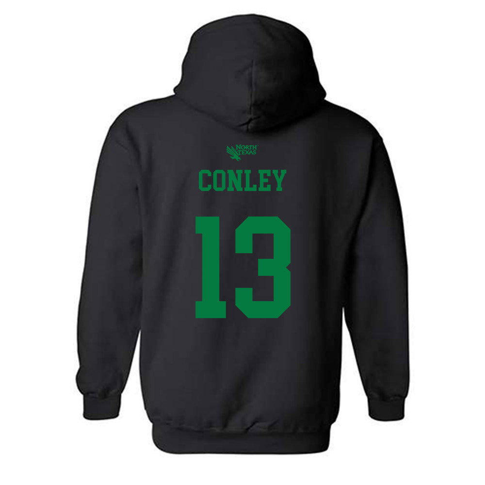 North Texas - NCAA Softball : Madison Conley - Classic Shersey Hooded Sweatshirt-1