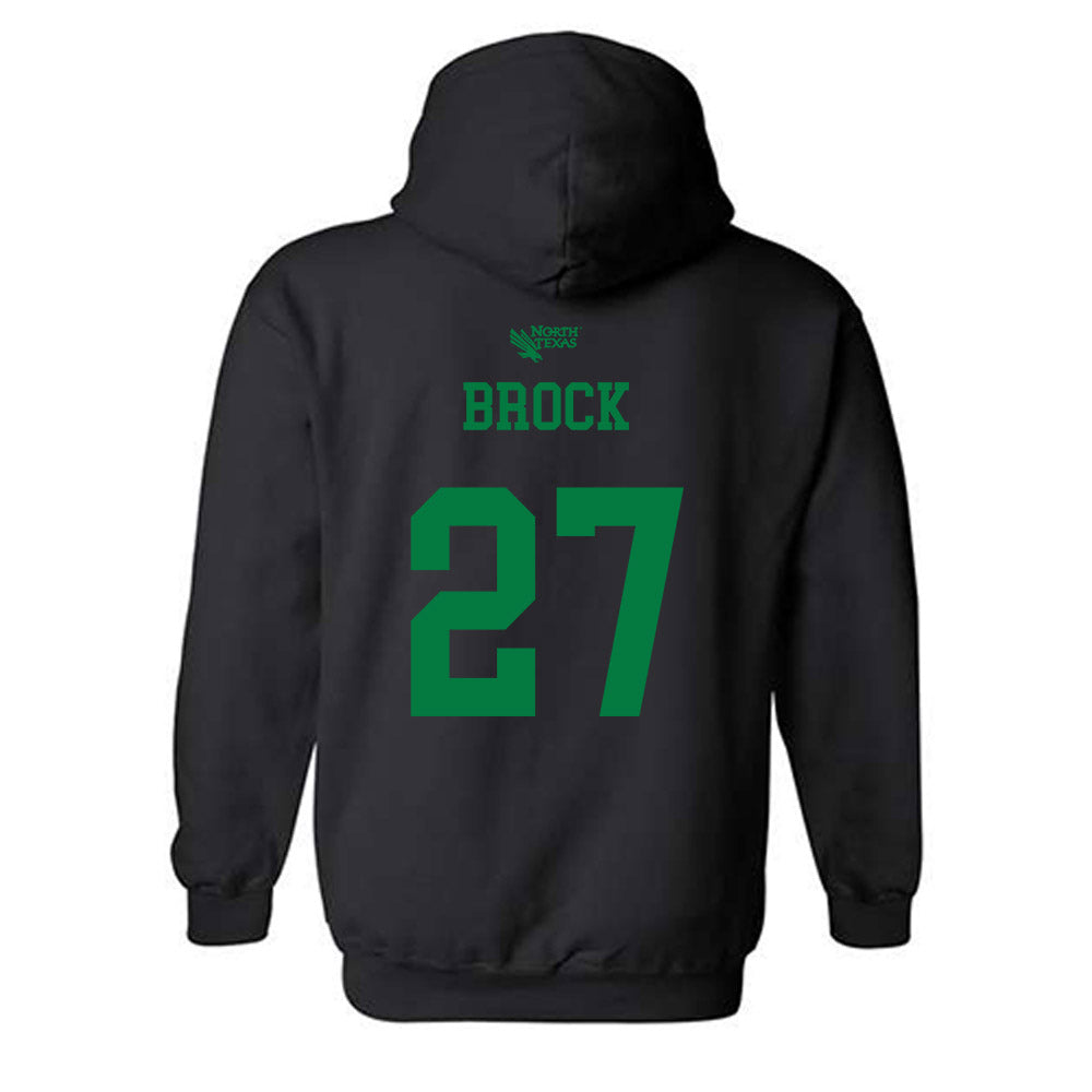 North Texas - NCAA Softball : Katy Brock - Classic Shersey Hooded Sweatshirt