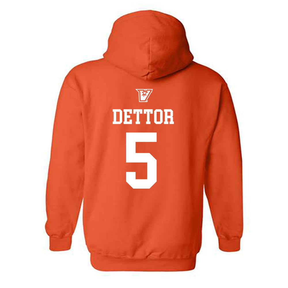UTRGV - NCAA Women's Basketball : Chazlyn Dettor - Classic Shersey Hooded Sweatshirt-1