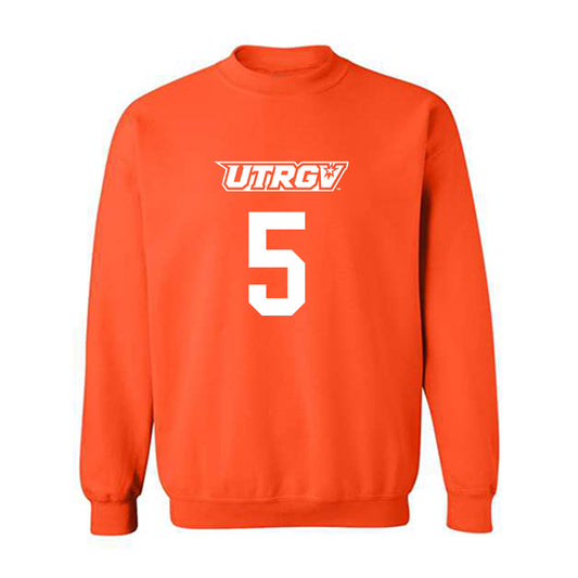 UTRGV - NCAA Women's Basketball : Chazlyn Dettor - Classic Shersey Crewneck Sweatshirt-0
