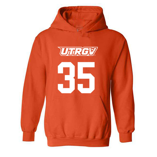 UTRGV - NCAA Men's Basketball : Mustafo Vanjov - Classic Shersey Hooded Sweatshirt-0