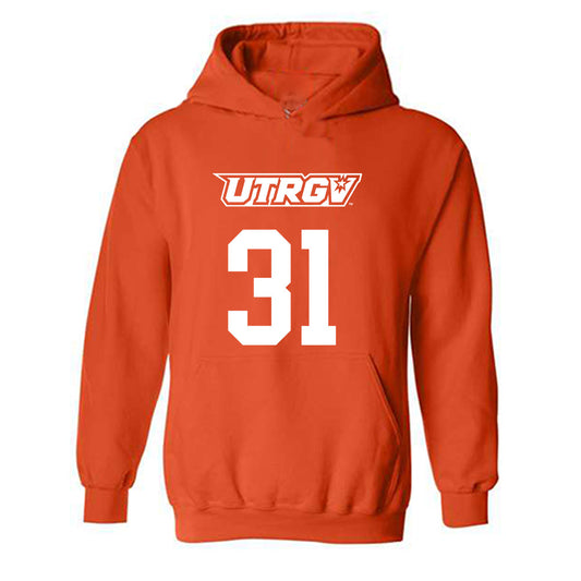 UTRGV - NCAA Women's Basketball : Elise Horne - Classic Shersey Hooded Sweatshirt-0