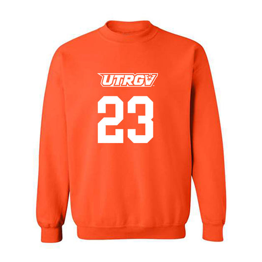 UTRGV - NCAA Men's Basketball : Isaiah Barganier - Classic Shersey Crewneck Sweatshirt-0