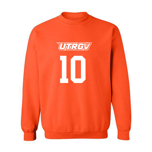 UTRGV - NCAA Women's Basketball : Jalayah Ingram - Classic Shersey Crewneck Sweatshirt-0