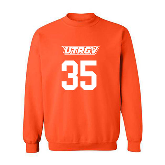 UTRGV - NCAA Men's Basketball : Mustafo Vanjov - Classic Shersey Crewneck Sweatshirt-0