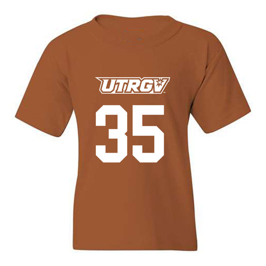 UTRGV - NCAA Men's Basketball : Mustafo Vanjov - Classic Shersey Youth T-Shirt-0
