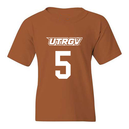 UTRGV - NCAA Women's Basketball : Chazlyn Dettor - Classic Shersey Youth T-Shirt-0