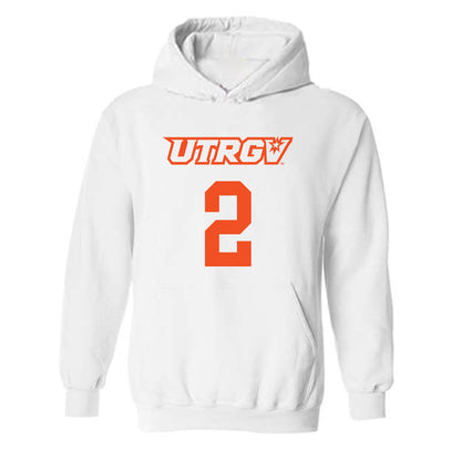 UTRGV - NCAA Women's Basketball : Kayla Lorenz - Sports Shersey Hooded Sweatshirt-0