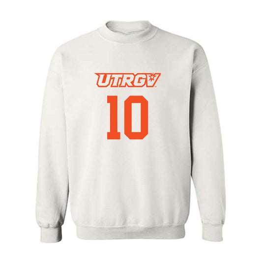 UTRGV - NCAA Women's Basketball : Jalayah Ingram - Sports Shersey Crewneck Sweatshirt-0