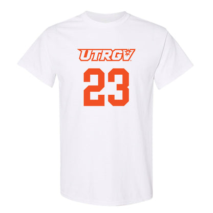 UTRGV - NCAA Men's Basketball : Isaiah Barganier - Sports Shersey T-Shirt-0