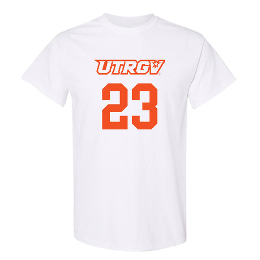 UTRGV - NCAA Men's Basketball : Isaiah Barganier - Sports Shersey T-Shirt-0