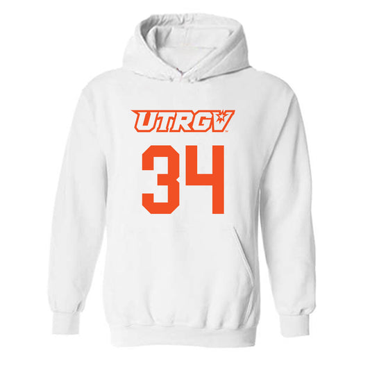UTRGV - NCAA Women's Basketball : Rylie Whitehair - Sports Shersey Hooded Sweatshirt-0
