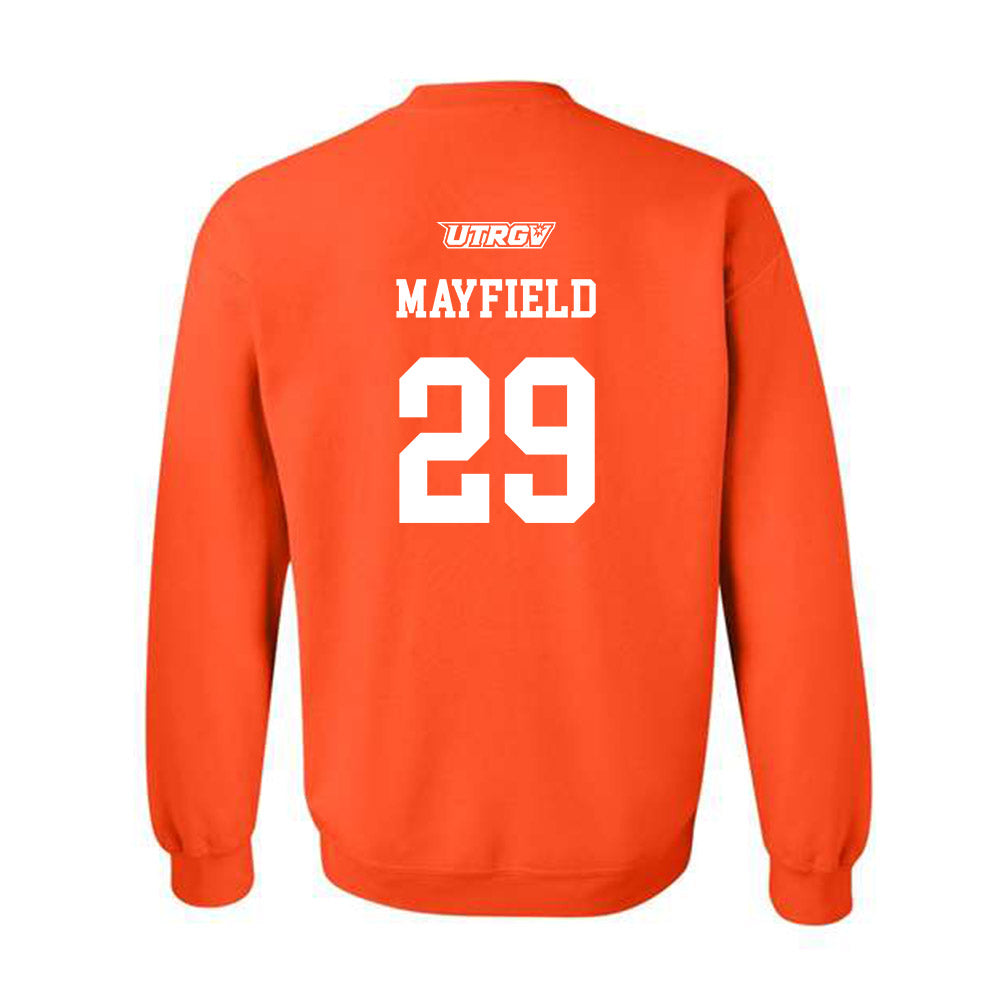 UTRGV - NCAA Women's Soccer : Libbie Mayfield - Sports Shersey Crewneck Sweatshirt-1