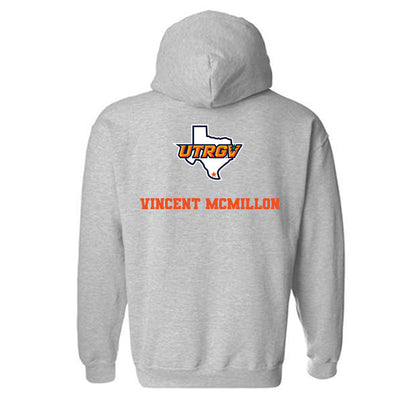 UTRGV - NCAA Men's Track & Field : Vincent McMillon - Sports Shersey Hooded Sweatshirt-1