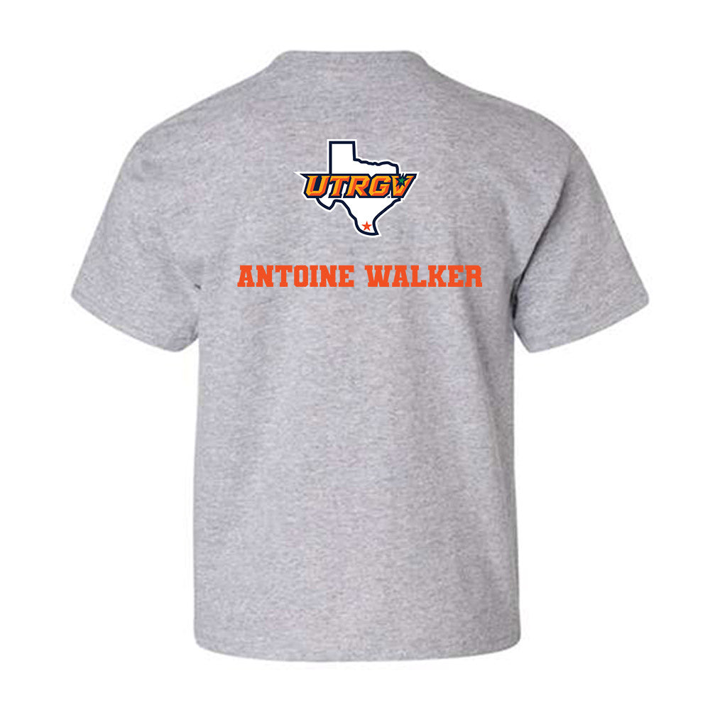 UTRGV - NCAA Men's Track & Field : Antoine Walker - Sports Shersey Youth T-Shirt-1