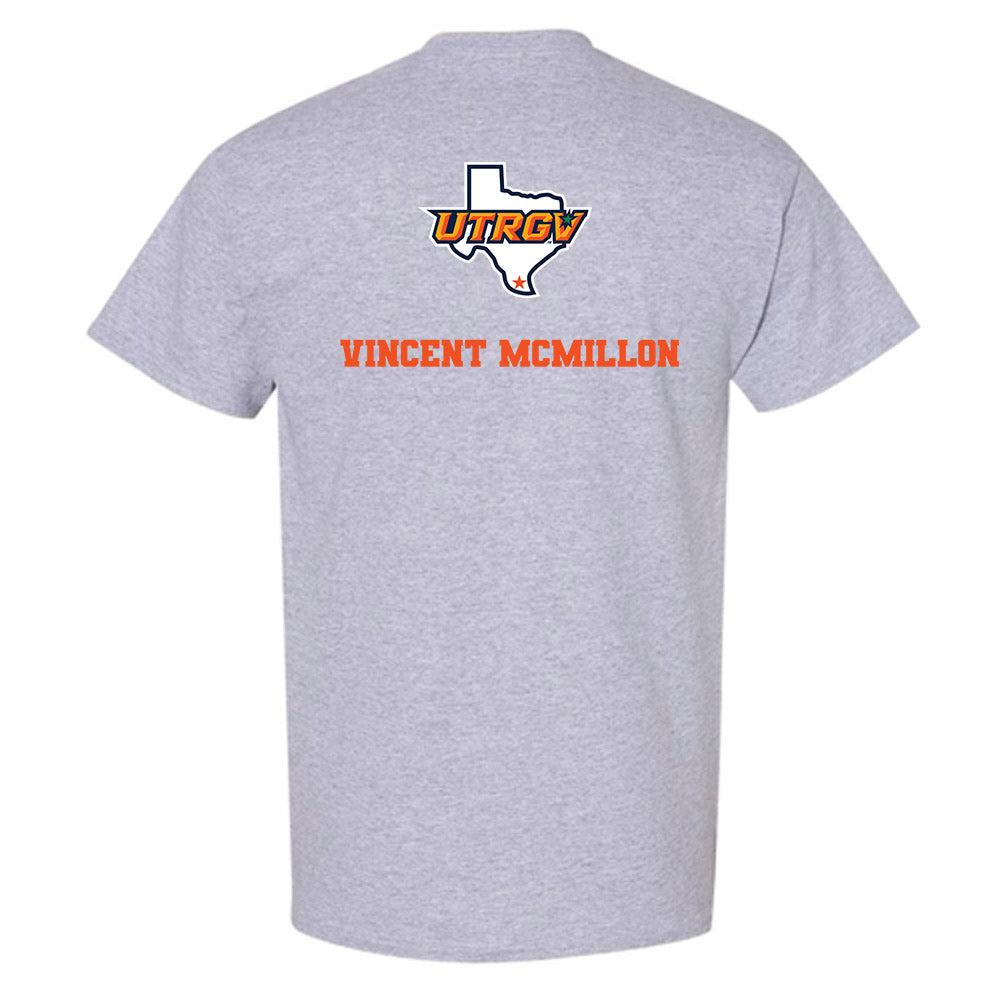 UTRGV - NCAA Men's Track & Field : Vincent McMillon - Sports Shersey T-Shirt-1