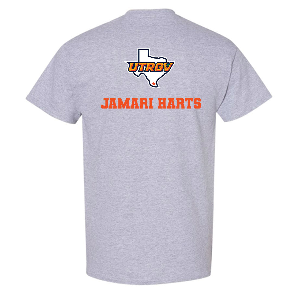 UTRGV - NCAA Men's Track & Field : Jamari Harts - Sports Shersey T-Shirt-1