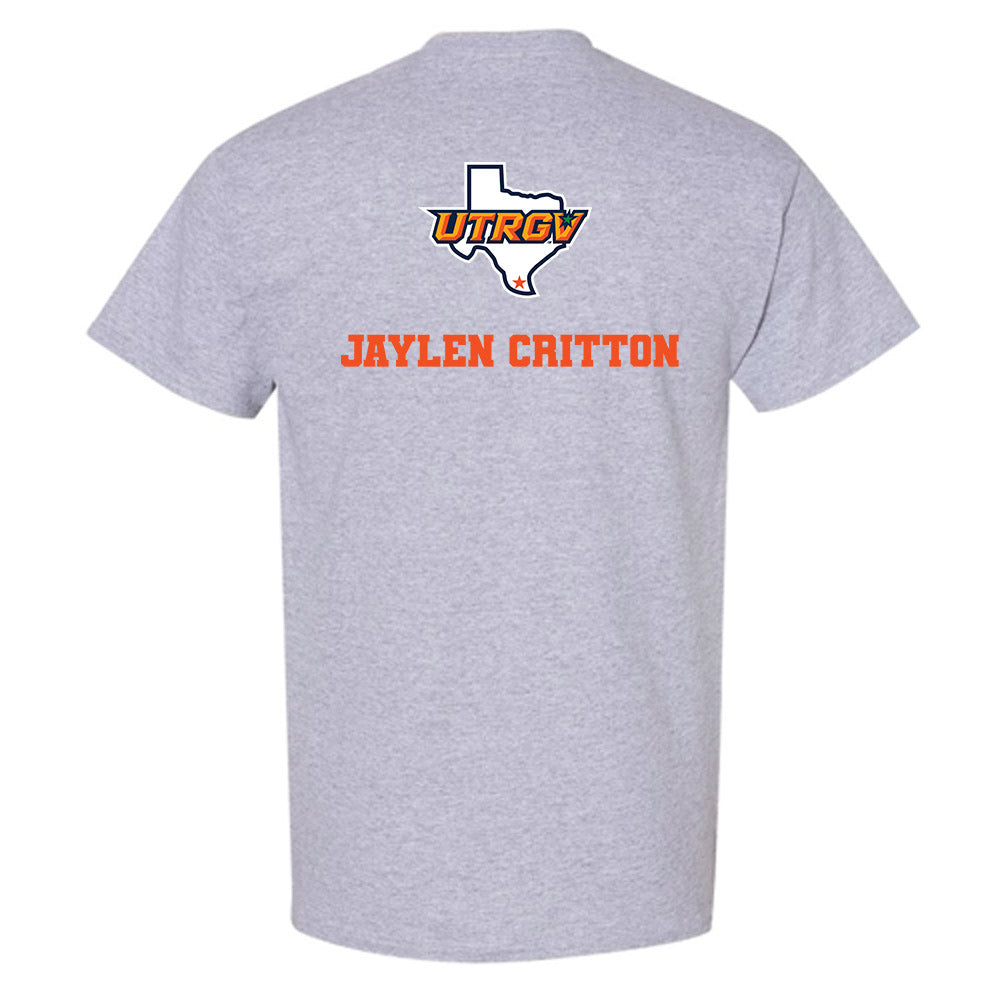 UTRGV - NCAA Men's Track & Field : Jaylen Critton - Sports Shersey T-Shirt-1