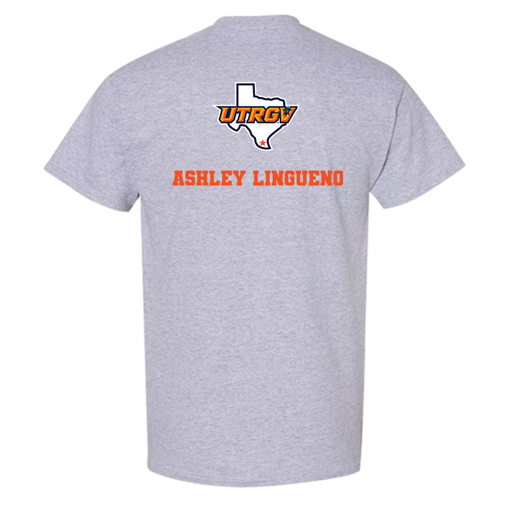 UTRGV - NCAA Women's Track & Field : Ashley Lingueno - Sports Shersey T-Shirt-1