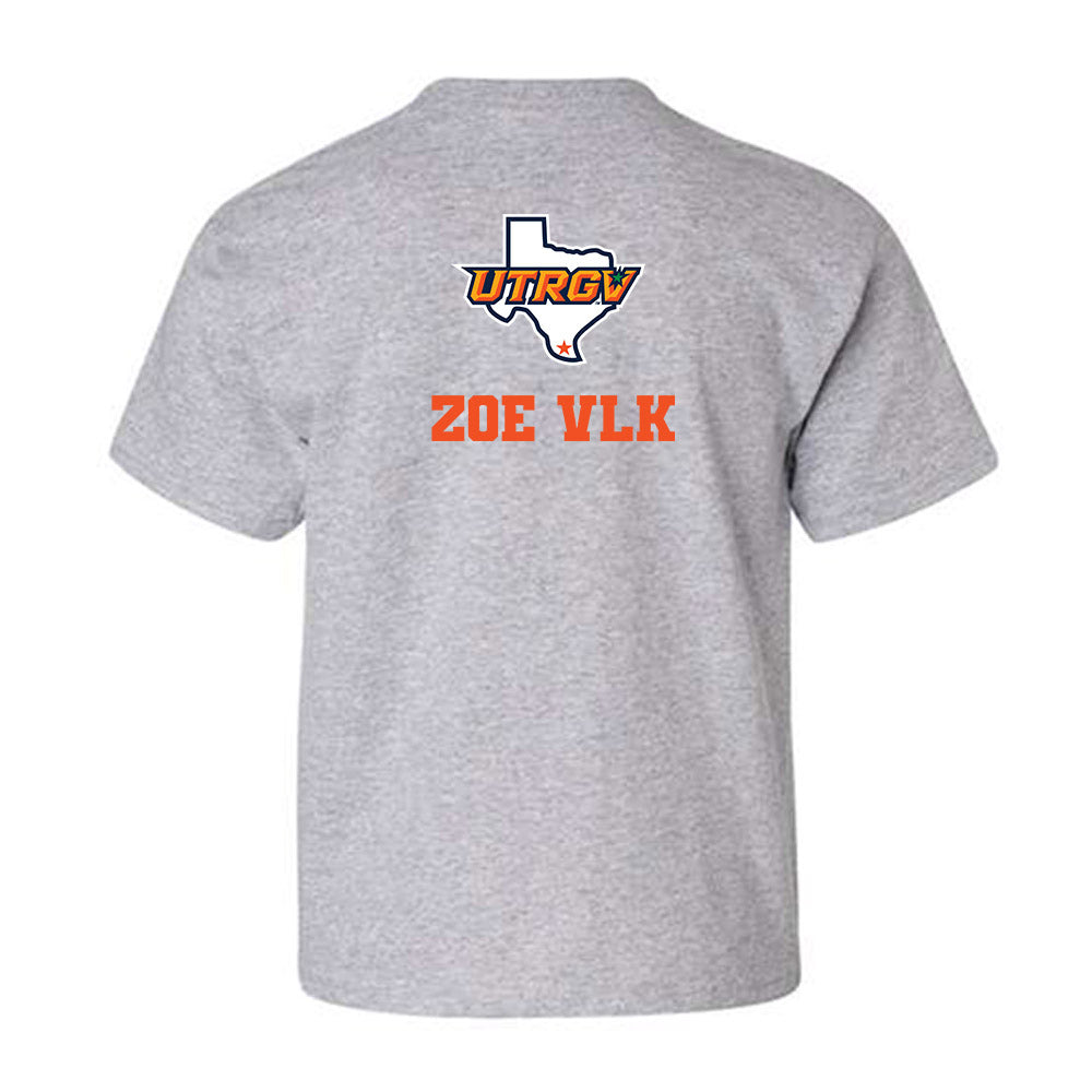 UTRGV - NCAA Women's Track & Field : Zoe VLK - Sports Shersey Youth T-Shirt-1