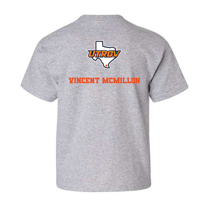 UTRGV - NCAA Men's Track & Field : Vincent McMillon - Sports Shersey Youth T-Shirt-1