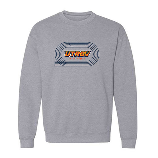 UTRGV - NCAA Men's Track & Field : Jamari Harts - Sports Shersey Crewneck Sweatshirt-0