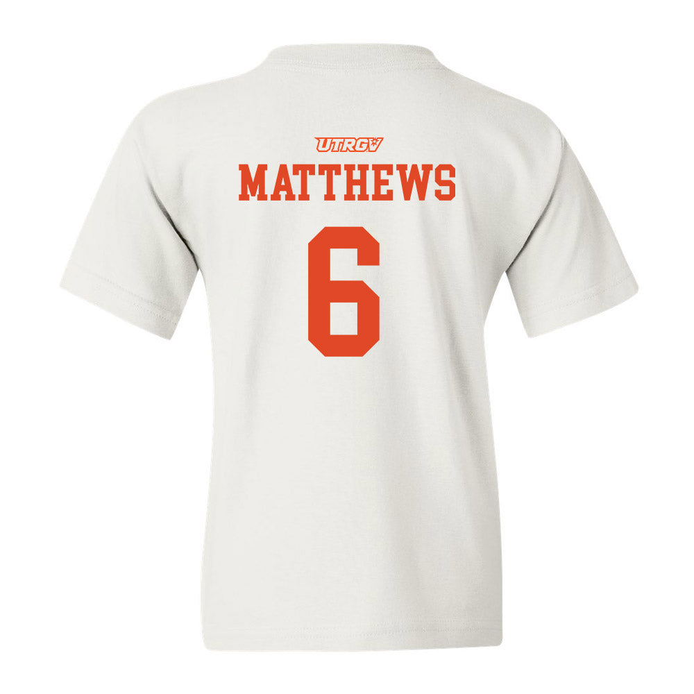 UTRGV - NCAA Women's Soccer : Jordan Matthews - Youth T-Shirt