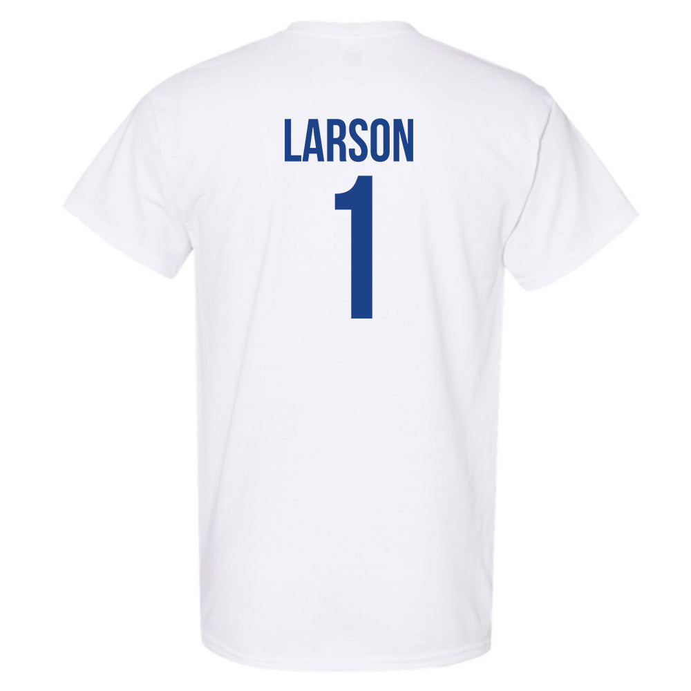 Drake - NCAA Men's Basketball : Owen Larson - Classic Shersey T-Shirt-1
