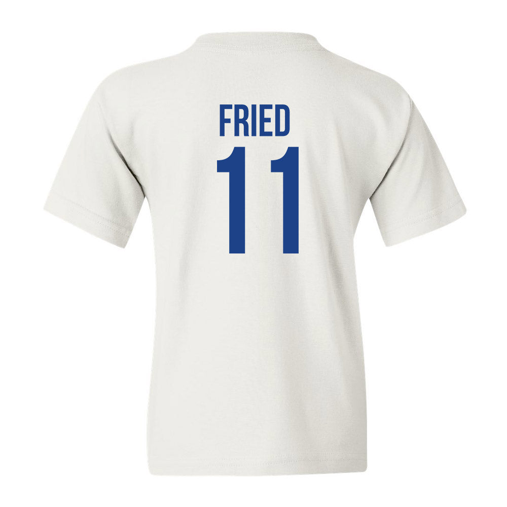 Drake - NCAA Men's Basketball : Bennett Fried - Youth T-Shirt Classic Shersey