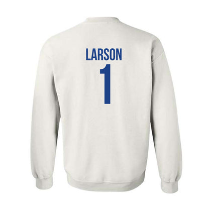 Drake - NCAA Men's Basketball : Owen Larson - Classic Shersey Crewneck Sweatshirt-1