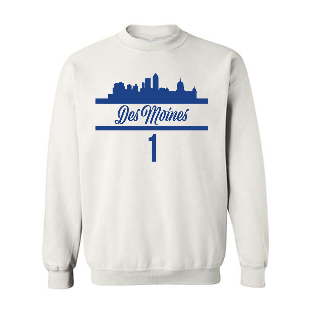 Drake - NCAA Men's Basketball : Owen Larson - Classic Shersey Crewneck Sweatshirt-0