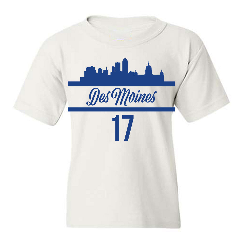Drake - NCAA Women's Basketball : Anna Becker - Classic Shersey Youth T-Shirt-0