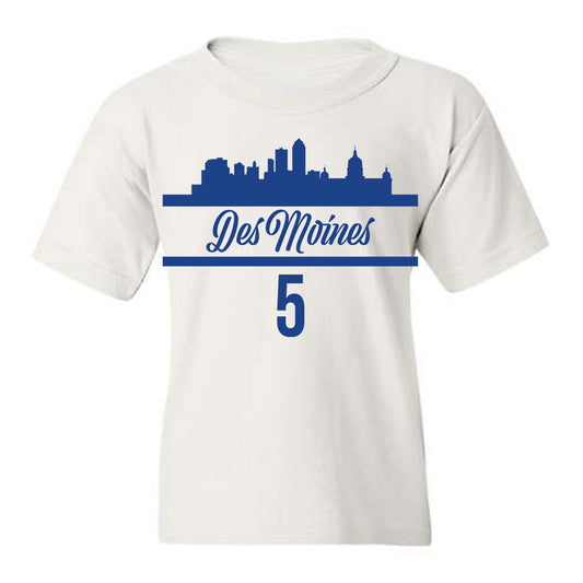 Drake - NCAA Women's Basketball : Mya Crawford - Classic Shersey Youth T-Shirt-0
