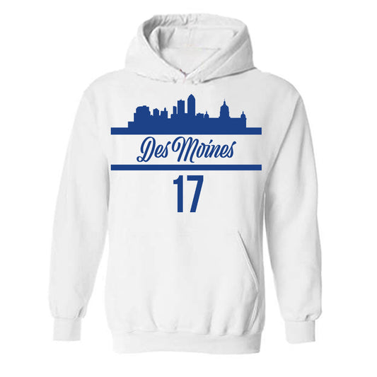 Drake - NCAA Women's Basketball : Anna Becker - Classic Shersey Hooded Sweatshirt-0