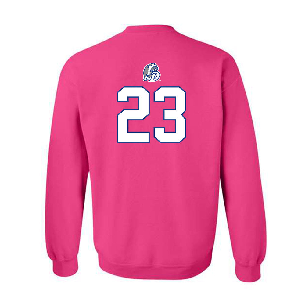 Drake - NCAA Women's Basketball : Quinn Vice - Classic Shersey Crewneck Sweatshirt-1