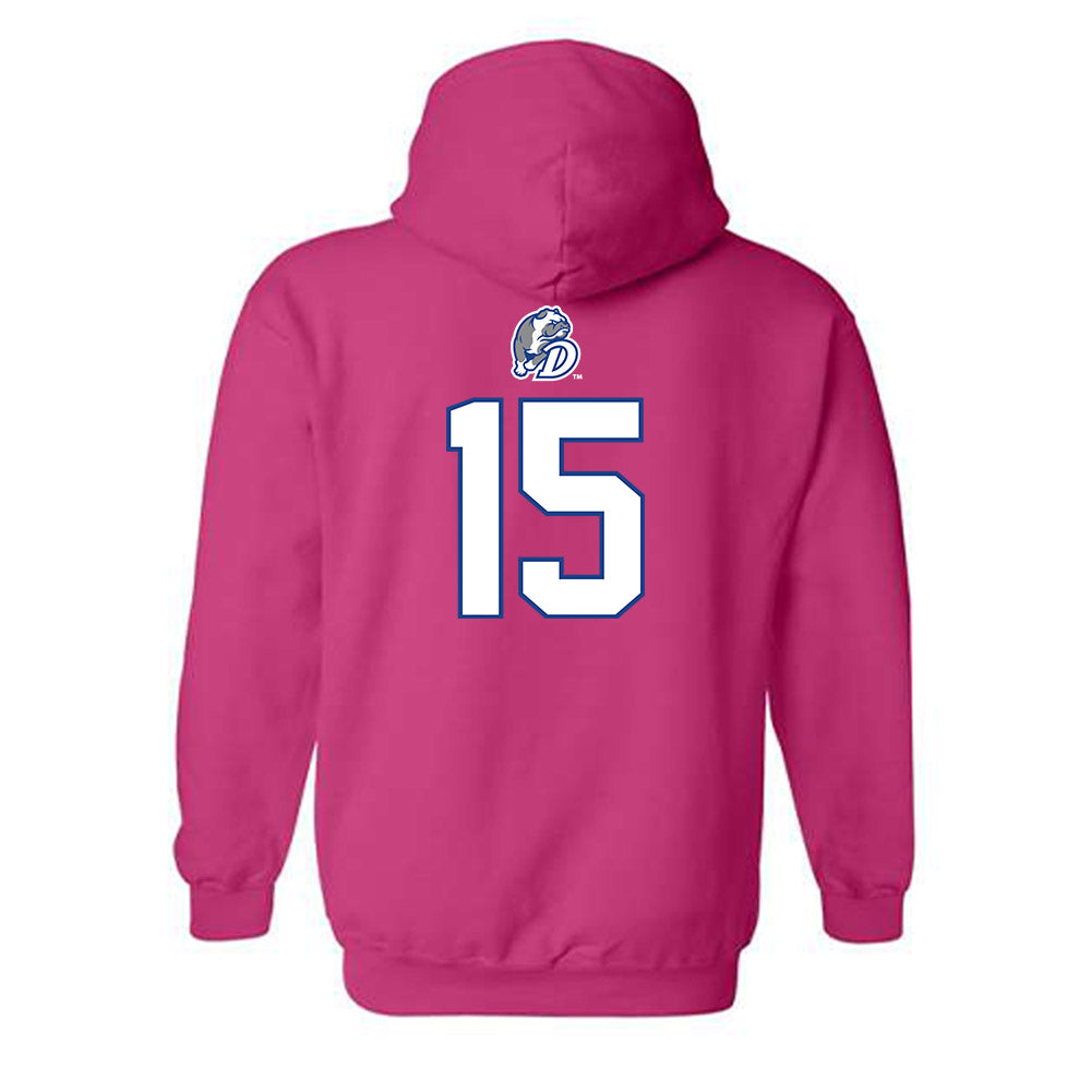 Drake - NCAA Women's Basketball : Maggie Taylor - Classic Shersey Hooded Sweatshirt-1