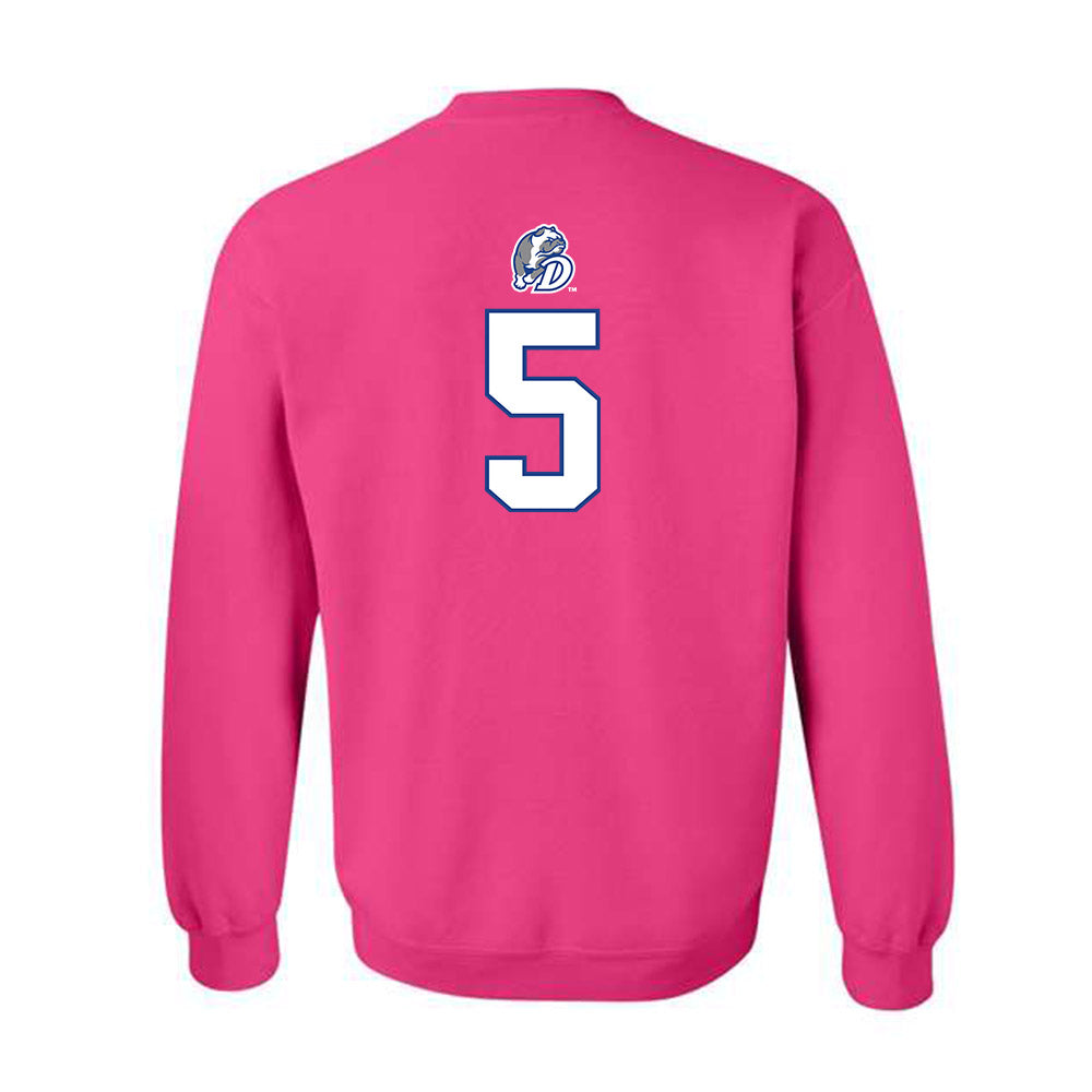 Drake - NCAA Women's Basketball : Mya Crawford - Classic Shersey Crewneck Sweatshirt-1