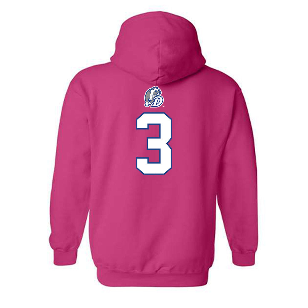 Drake - NCAA Women's Basketball : Abbie Aalsma - Classic Shersey Hooded Sweatshirt-1
