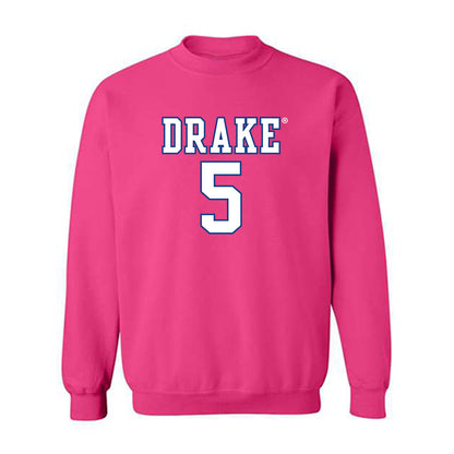 Drake - NCAA Women's Basketball : Mya Crawford - Classic Shersey Crewneck Sweatshirt-0