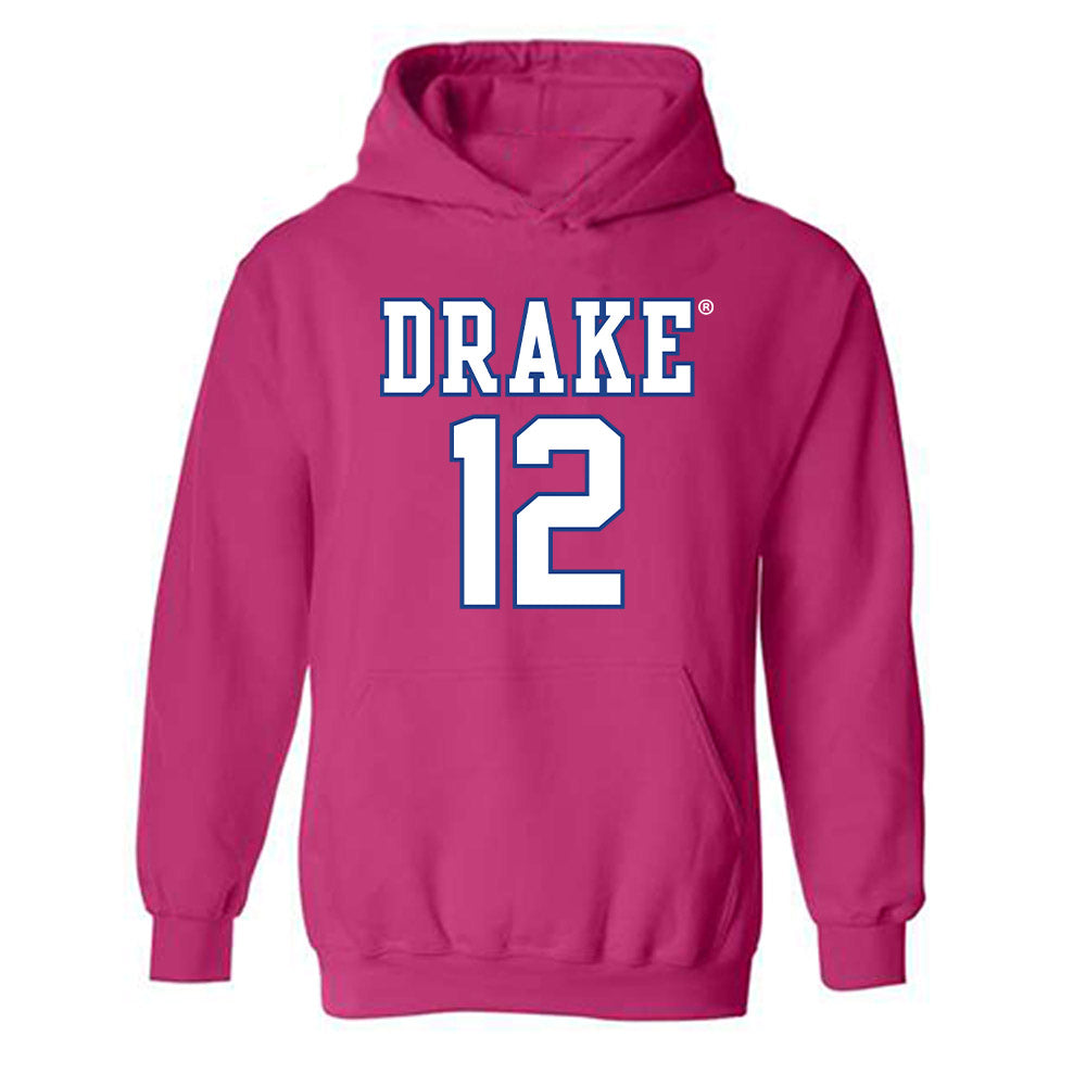 Drake - NCAA Women's Basketball : Ashley Liams - Classic Shersey Hooded Sweatshirt-0