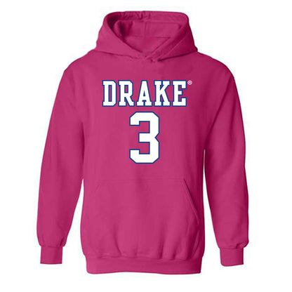 Drake - NCAA Women's Basketball : Abbie Aalsma - Classic Shersey Hooded Sweatshirt-0