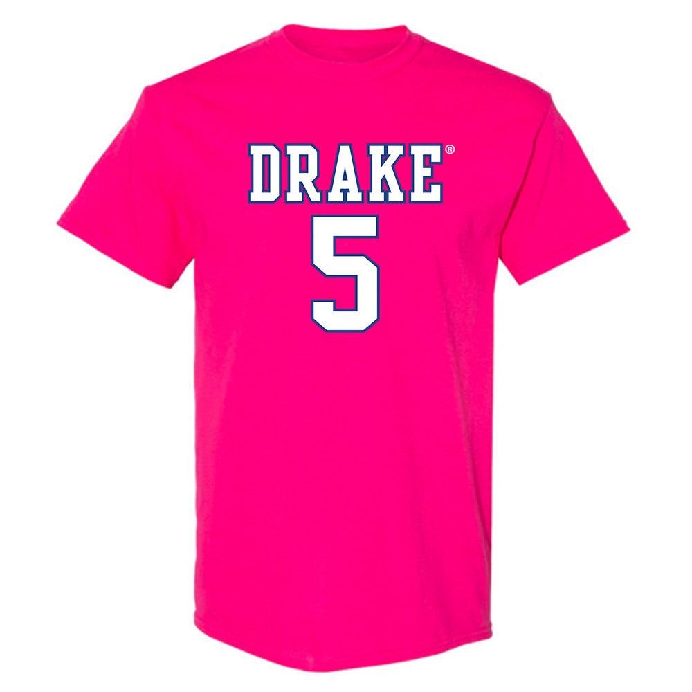 Drake - NCAA Women's Basketball : Mya Crawford - Classic Shersey T-Shirt-0